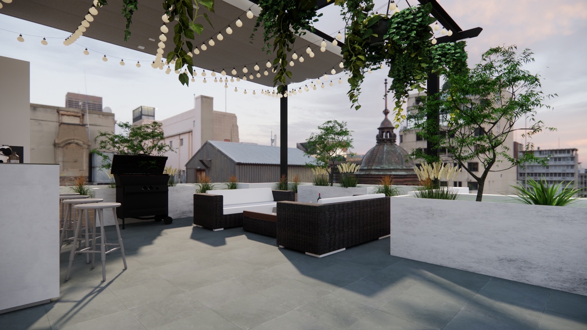 Outdoor Lounge Area -