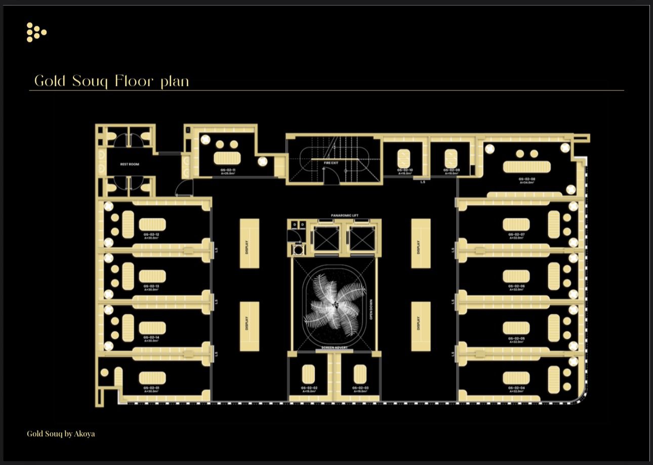Gold Souq Floor Plan -